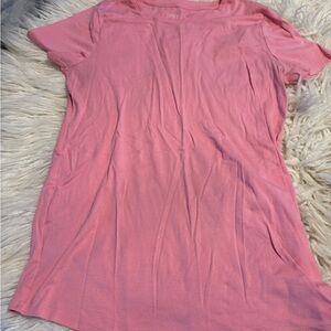 Time and Tru Maternity Pink Short Sleeve Tee